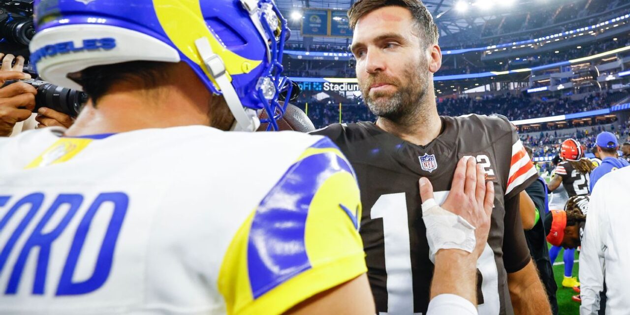Joe Flacco impulsado por su familia mientras los Browns persiguen la candidatura a los playoffs de la AFC