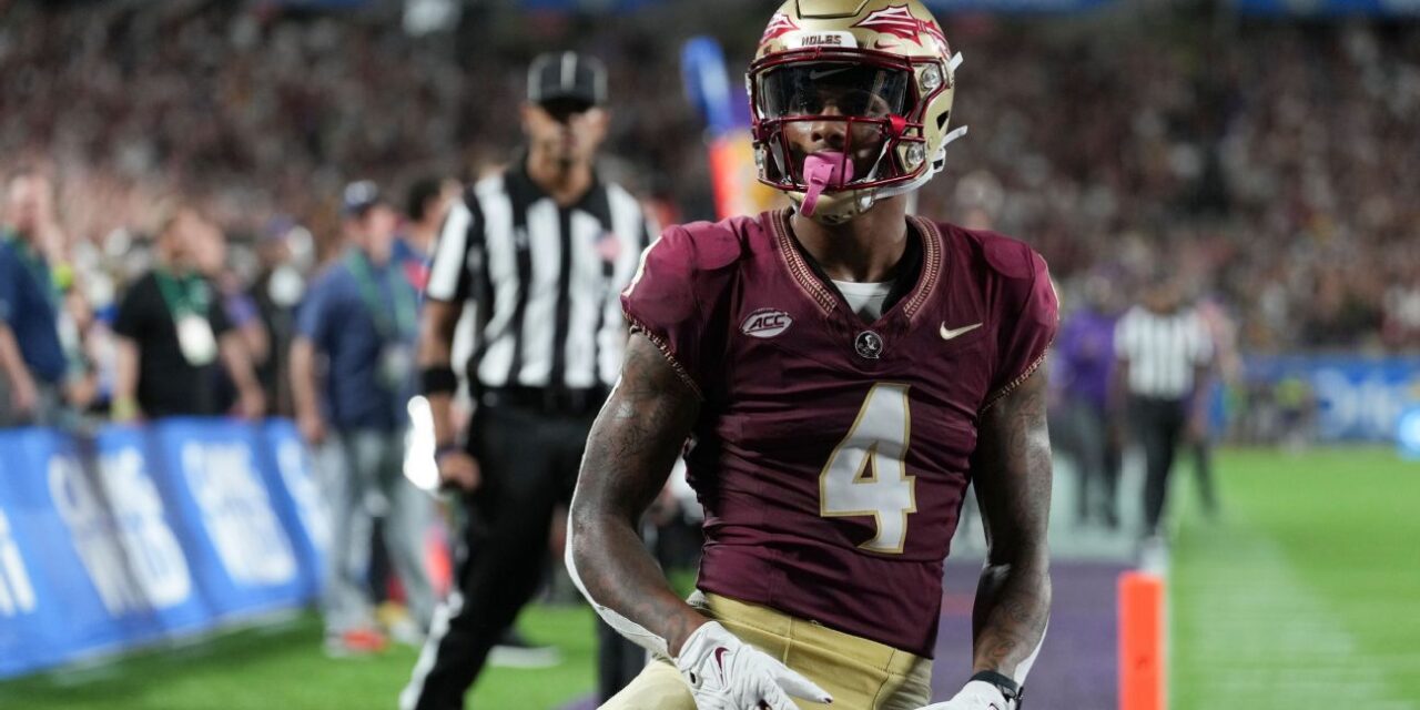 Keon Coleman, la última estrella de Florida State en ingresar al draft de la NFL