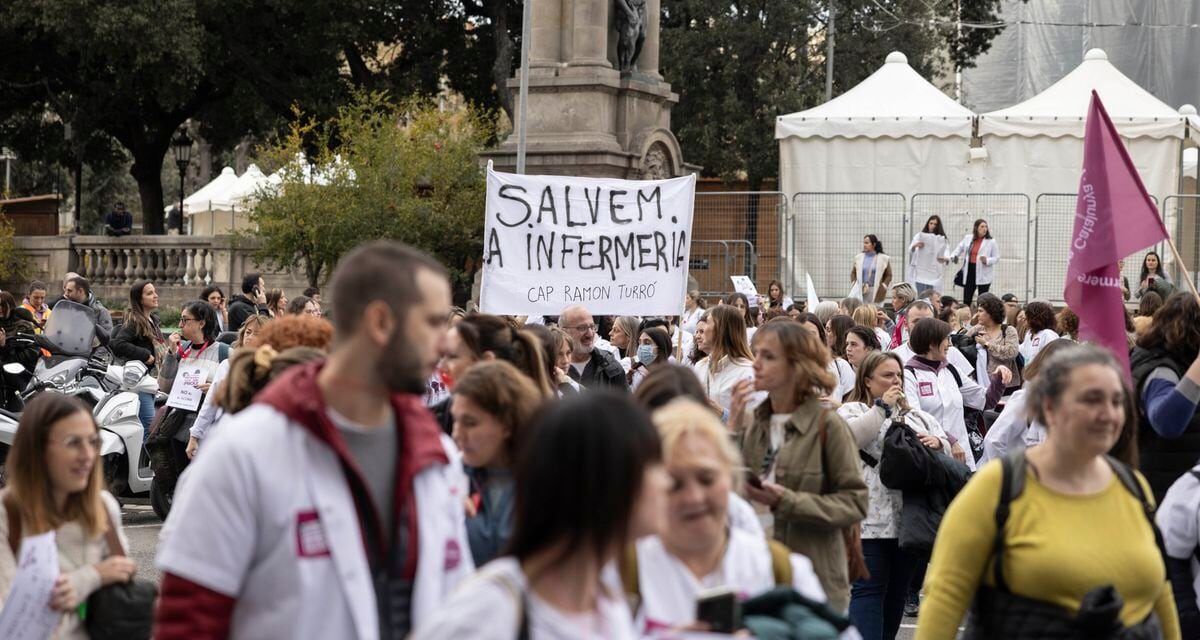 La Generalitat exhibe un aumento salarial de 5.000 euros anuales para desactivar la huelga de enfermeras |  Cataluña |  España