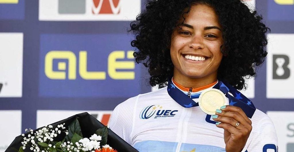 La dominicana Ceylin Alvarado busca hacer historia en Copa del Mundo de ciclo-cross