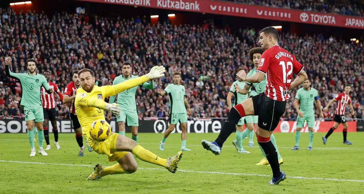 La intensidad del Athletic descose al Atlético en San Mamés |  Fútbol |  Deportes