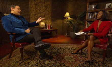 La última parada de George Santos en su gira de notoriedad: una entrevista con Ziwe