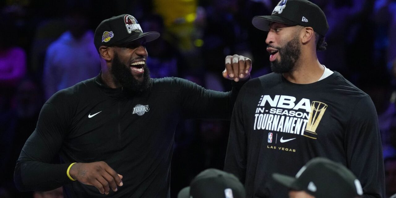 LeBron James y Anthony Davis son clave para los Lakers tras ganar la Copa de la NBA