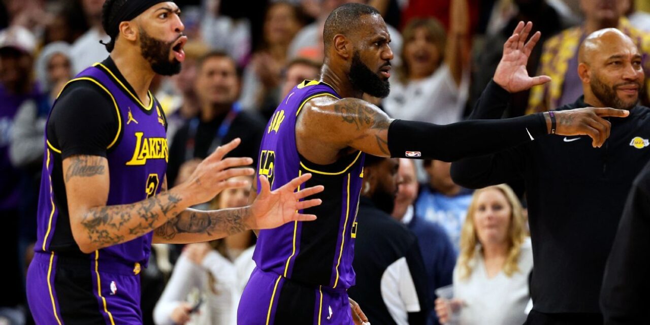 LeBron cuestiona decisión sobre tiro final mientras Lakers caen ante Wolves