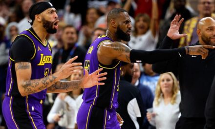 LeBron cuestiona decisión sobre tiro final mientras Lakers caen ante Wolves