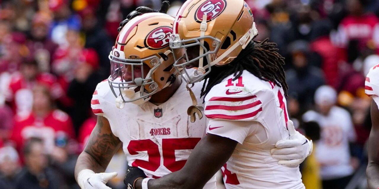 Los 49ers vencen a Commanders y obtienen ayuda para hacerse con el puesto número 1 de la NFC