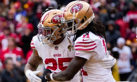 Los 49ers vencen a Commanders y obtienen ayuda para hacerse con el puesto número 1 de la NFC
