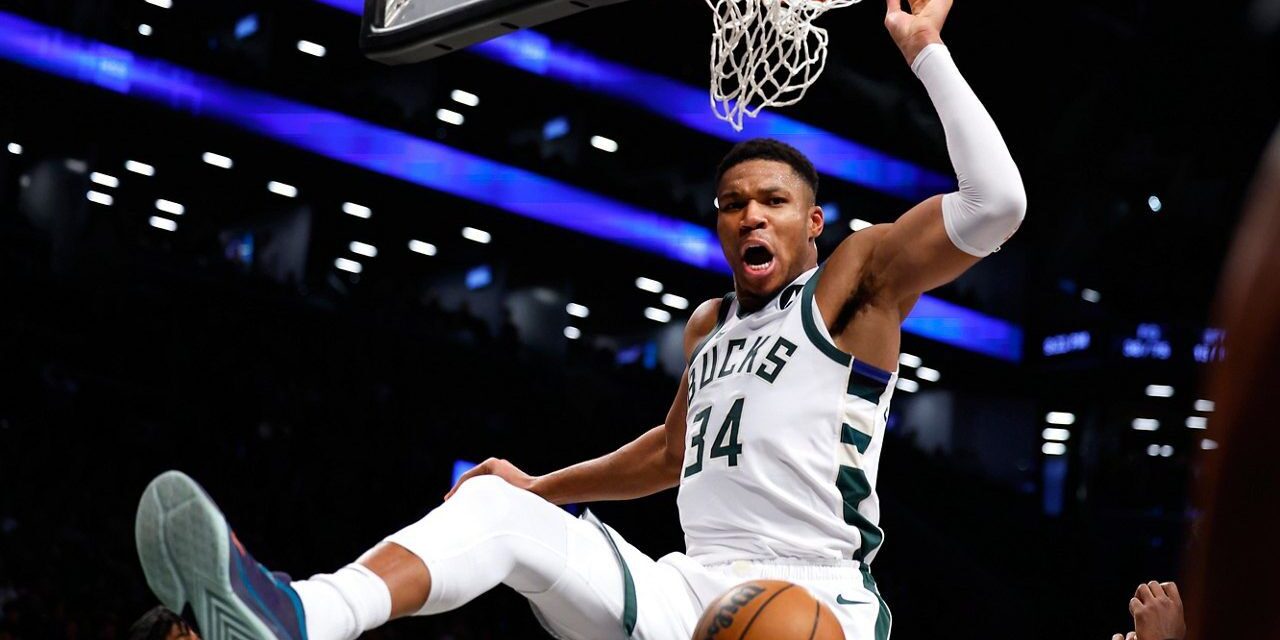 Los Bucks se alejan y vencen 144-122 a los Nets