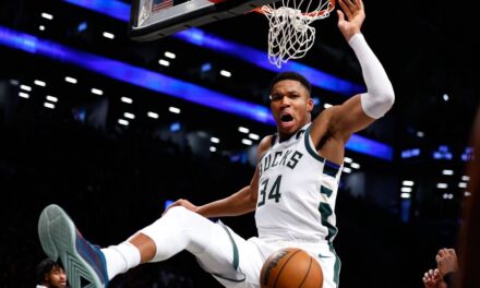 Los Bucks se alejan y vencen 144-122 a los Nets
