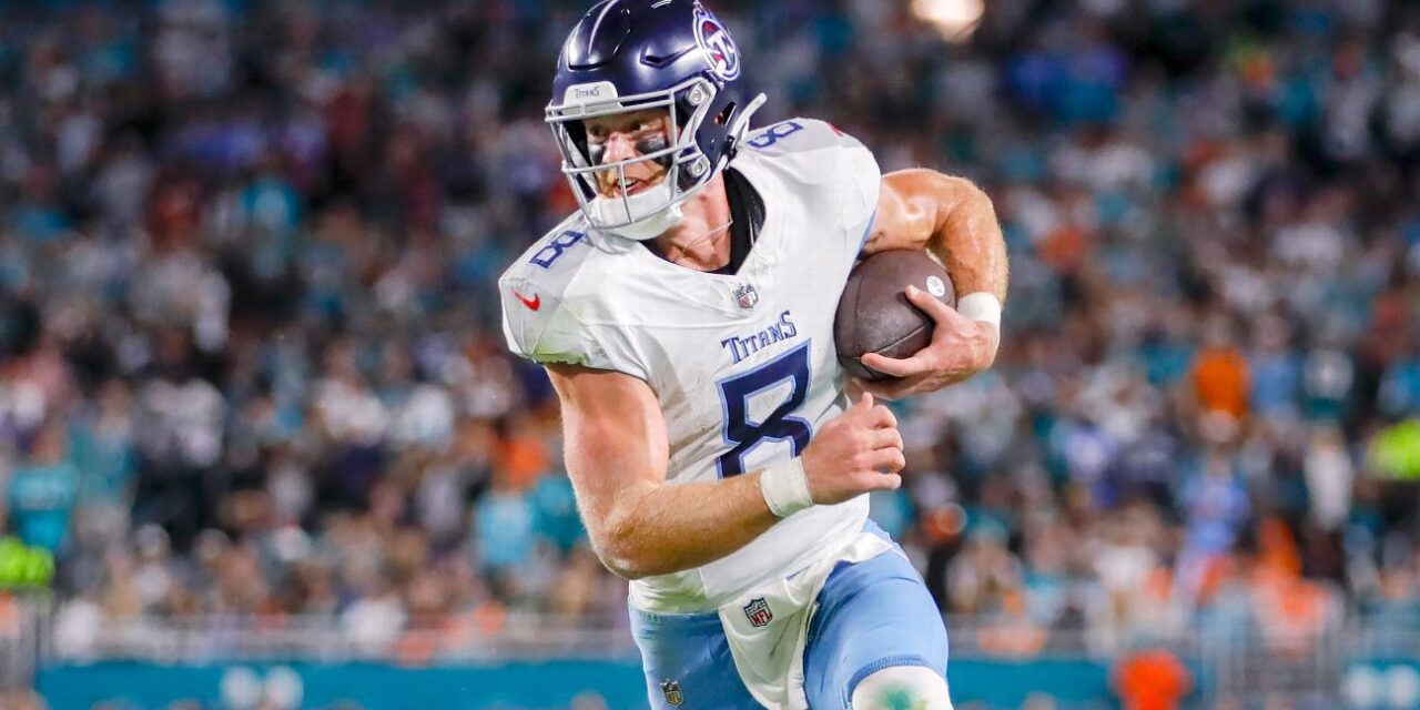 Los Titans aturden a los Dolphins en 'Monday Night Football'