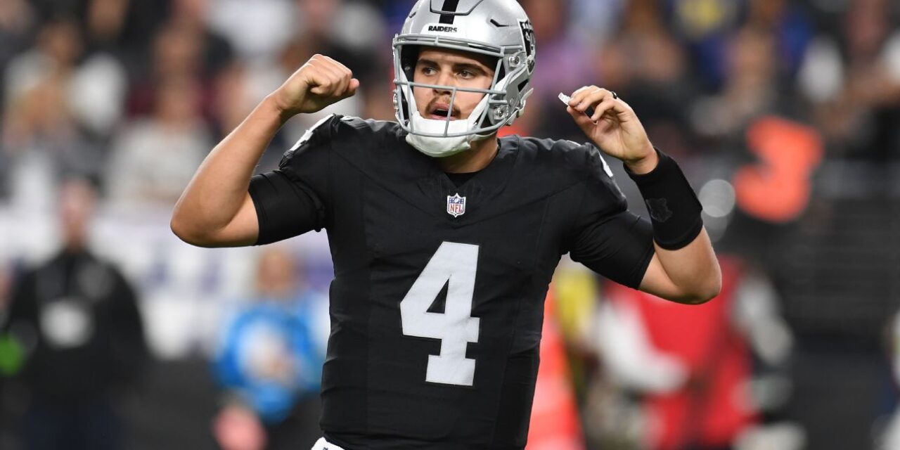 Los dos pases de touchdown de Aidan O’Connell mantienen a los Raiders en marcha