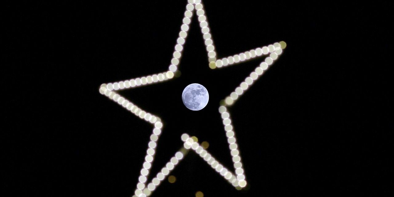 Luna llena y fría de diciembre