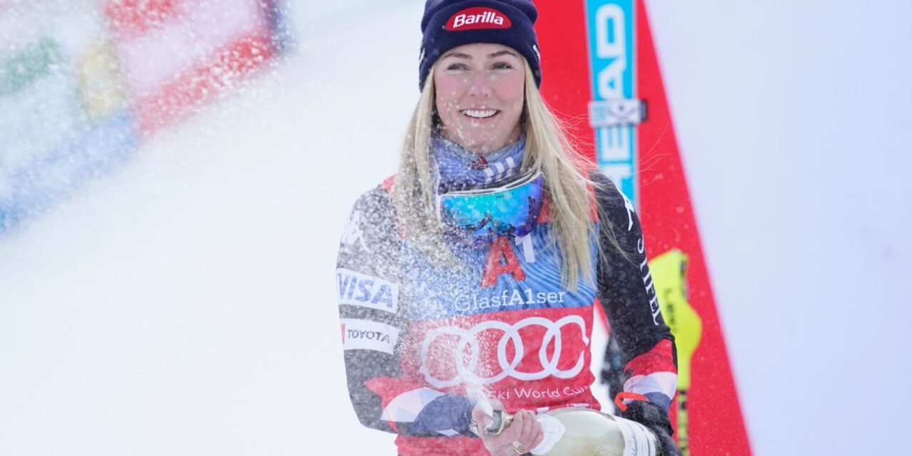 Mikaela Shiffrin gana por amplio margen y logra la victoria número 93 de su carrera