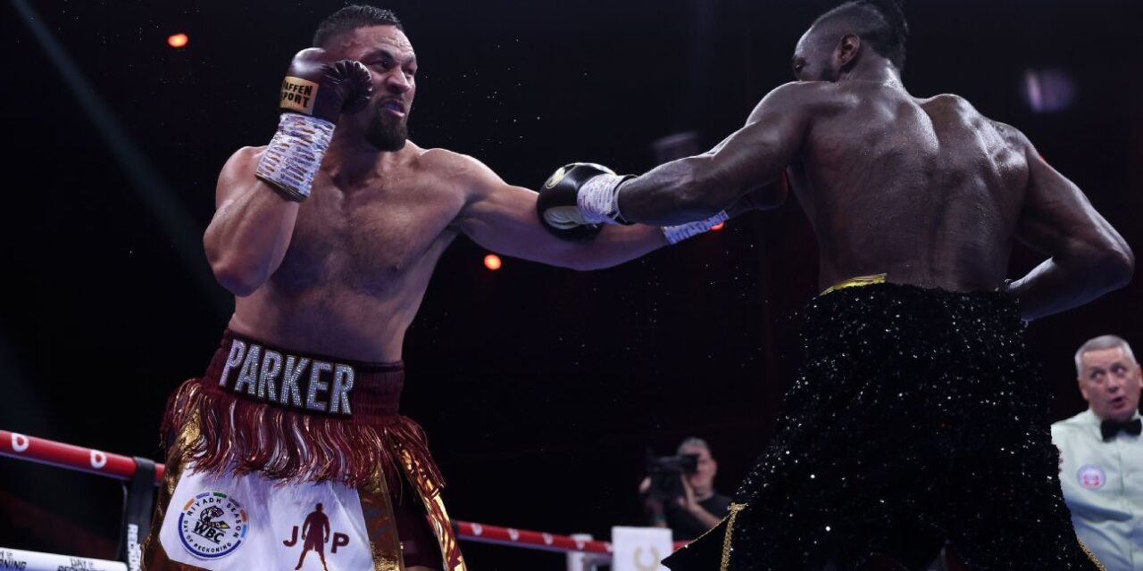 Parker molesta a Wilder y arruina una posible pelea entre Wilder y Joshua