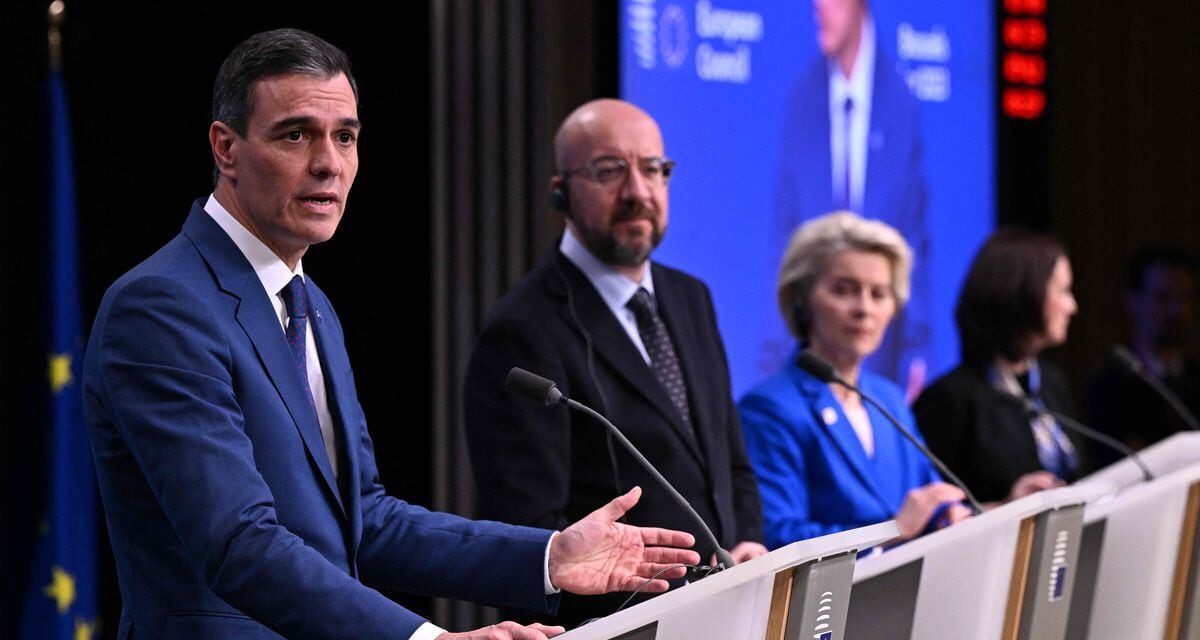 Pedro Sánchez espera que los 27 alcancen un acuerdo sobre Ucrania en los próximos seis meses |  internacional