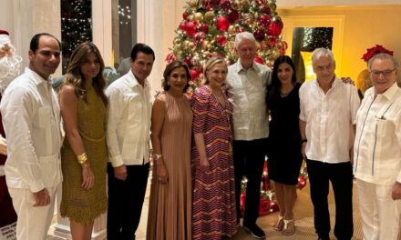 Peña Nieto reaparece junto con los Clinton y Sebastián Piñera en reunión en República Dominicana