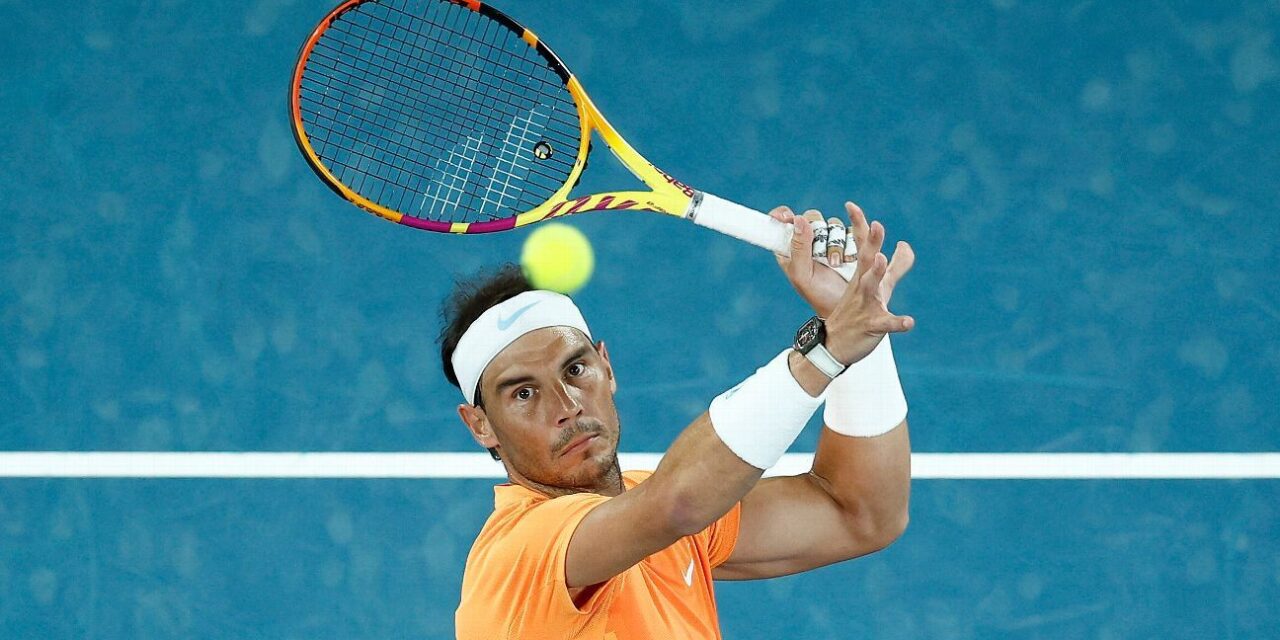 Rafael Nadal regresará a la gira en Brisbane International