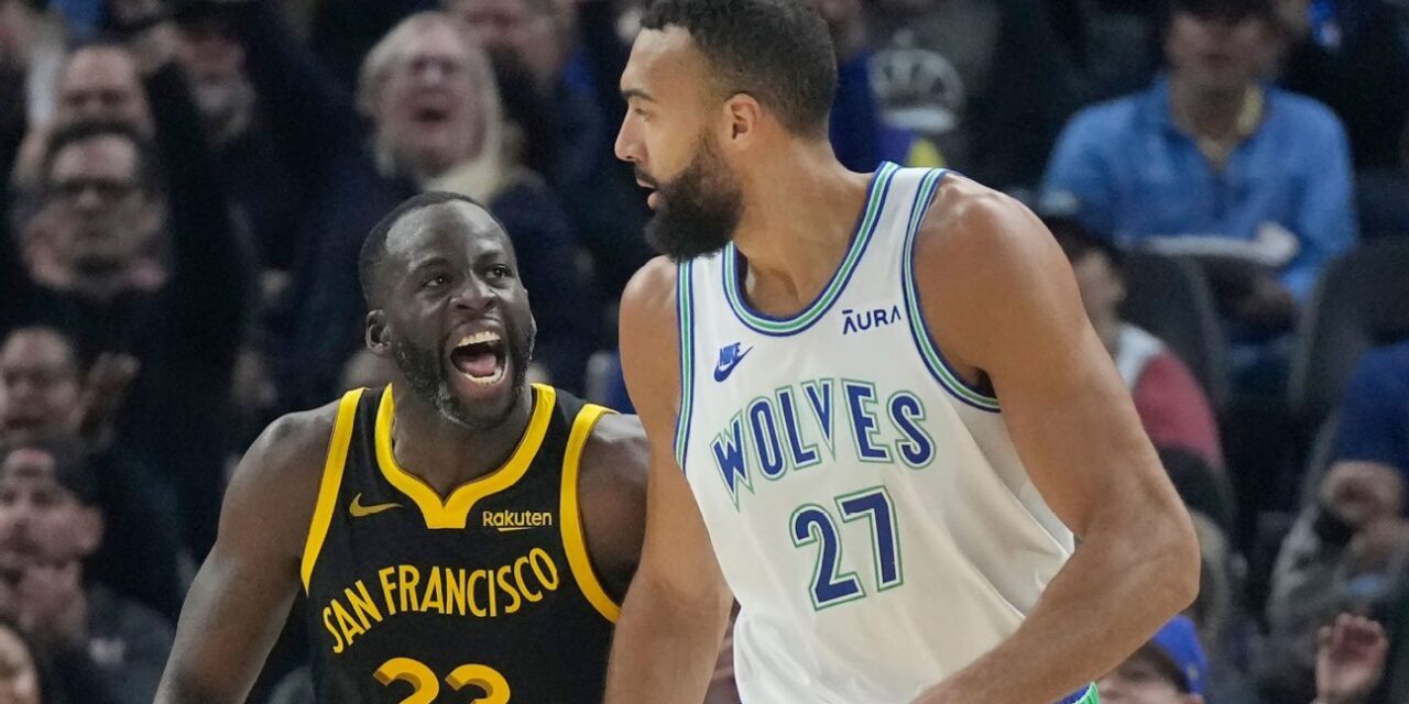 Rudy Gobert de los Wolves dice que siente "empatía" por el rival de los Warriors, Draymond Green