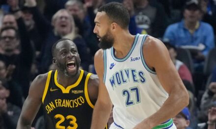 Rudy Gobert de los Wolves dice que siente "empatía" por el rival de los Warriors, Draymond Green