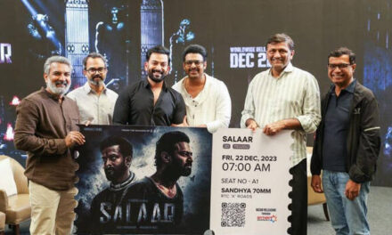 SS Rajamouli compra la primera entrada para 'Salaar Part 1 – Ceasefire' – CINE – CINE NEWS