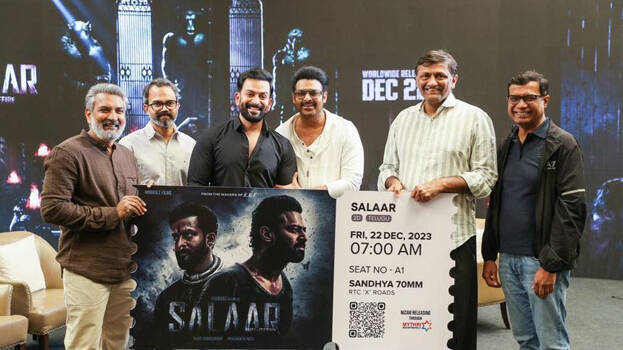 SS Rajamouli compra la primera entrada para 'Salaar Part 1 – Ceasefire' – CINE – CINE NEWS