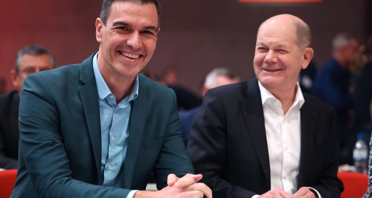 Sánchez y Scholz defienden en Berlín los valores socialdemócratas como forma de frenar la ola reaccionaria |  internacional