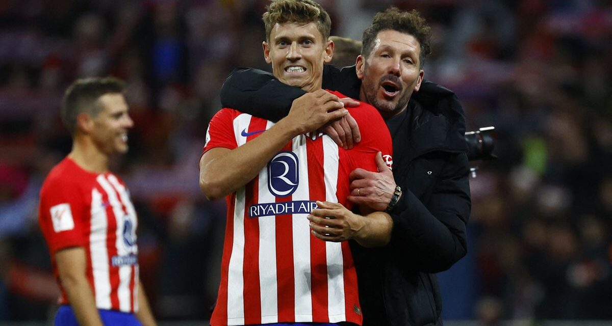 Simeone vuelve a ser Simeone en la esforzada victoria del Atlético ante el Sevilla |  Fútbol |  Deportes