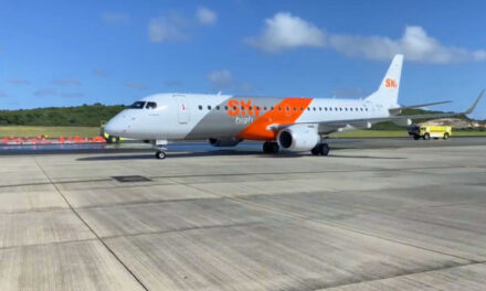 St. Croix da la bienvenida al primer vuelo de Sky High Dominicana al aeropuerto Henry E. Rohlsen