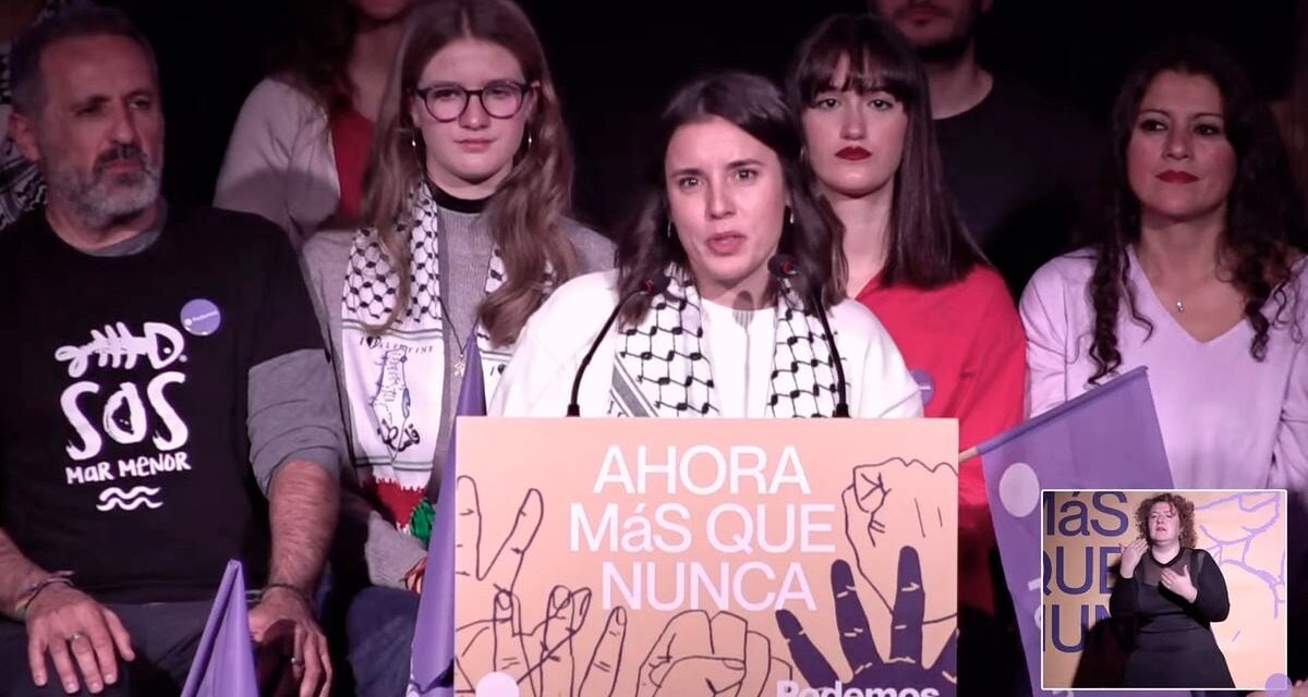 Última hora de la actualidad política, en directo |  Podemos propone a Irene Montero como candidata para las elecciones europeas del próximo año |  España