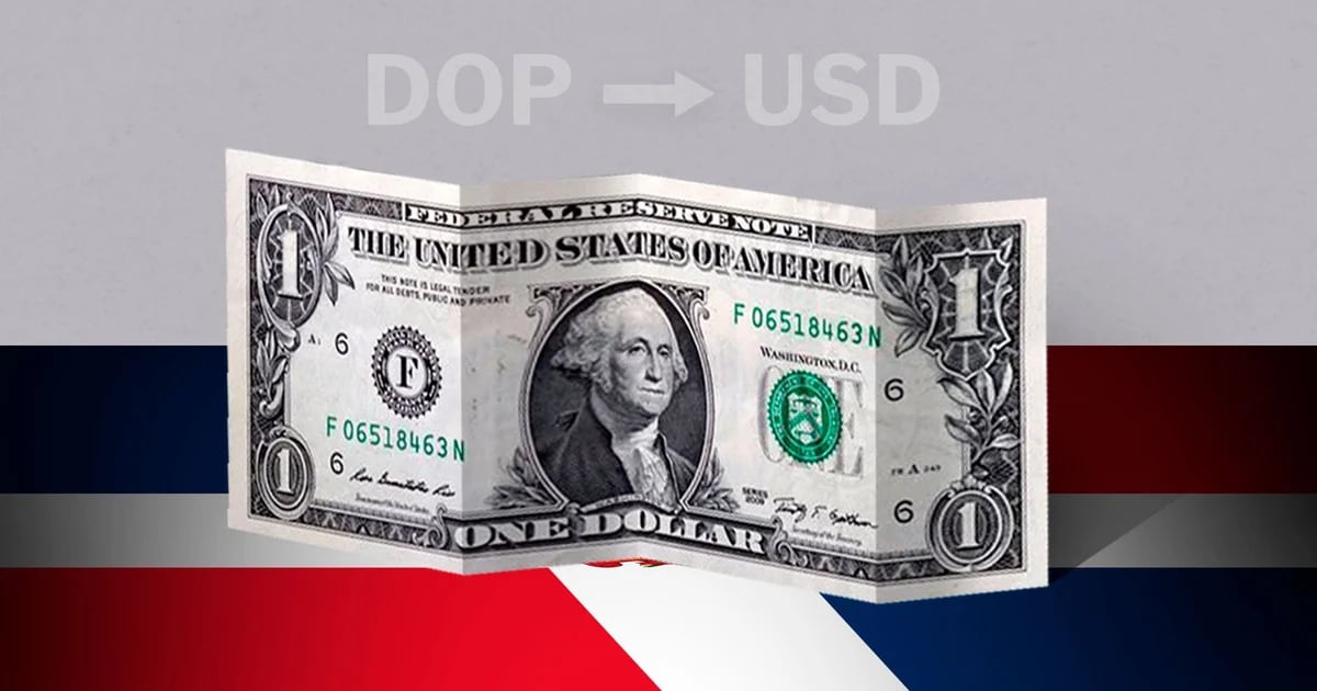 Valor de cierre del dólar en República Dominicana este 24 de diciembre de USD a DOP