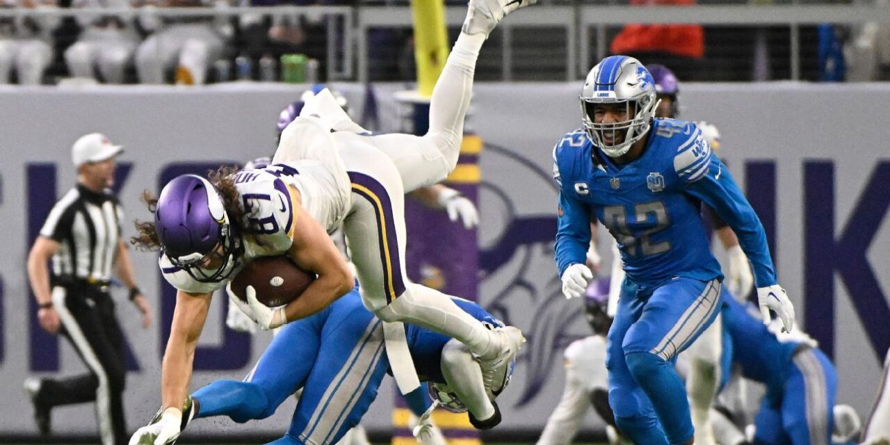 Vikings TE TJ Hockenson fuera por temporada con desgarro de ligamento anterior cruzado y ligamento colateral medial