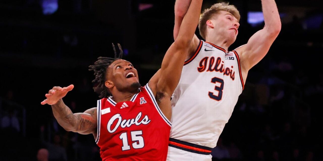 Vista previa del fin de semana Los enfrentamientos del fin de semana festivo incluyen baloncesto universitario masculino Arizona-FAU, Illinois-Missouri