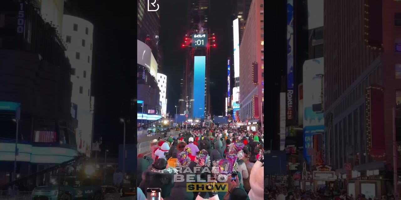 AÑO NUEVO EN TIMES SQUARE NYC: Conteo regresivo hacia el 2024. #shorts