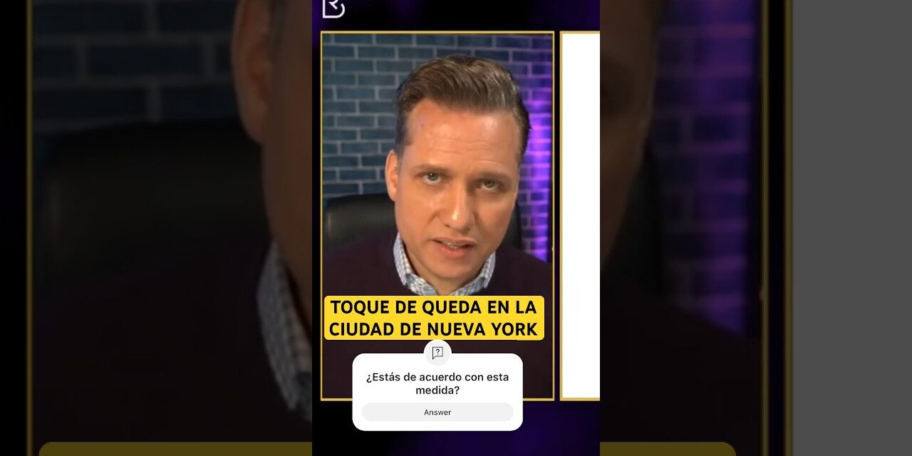 TOQUE DE QUEDA para inmigrantes en refugios de Nueva York. Aplica para estos centros. #shorts #nyc