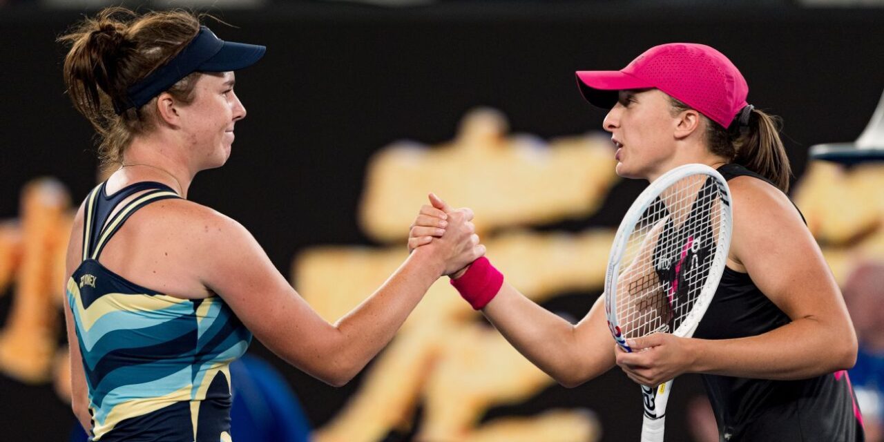 Abierto de Australia: Linda Noskova venció a la No. 1 Iga Swiatek