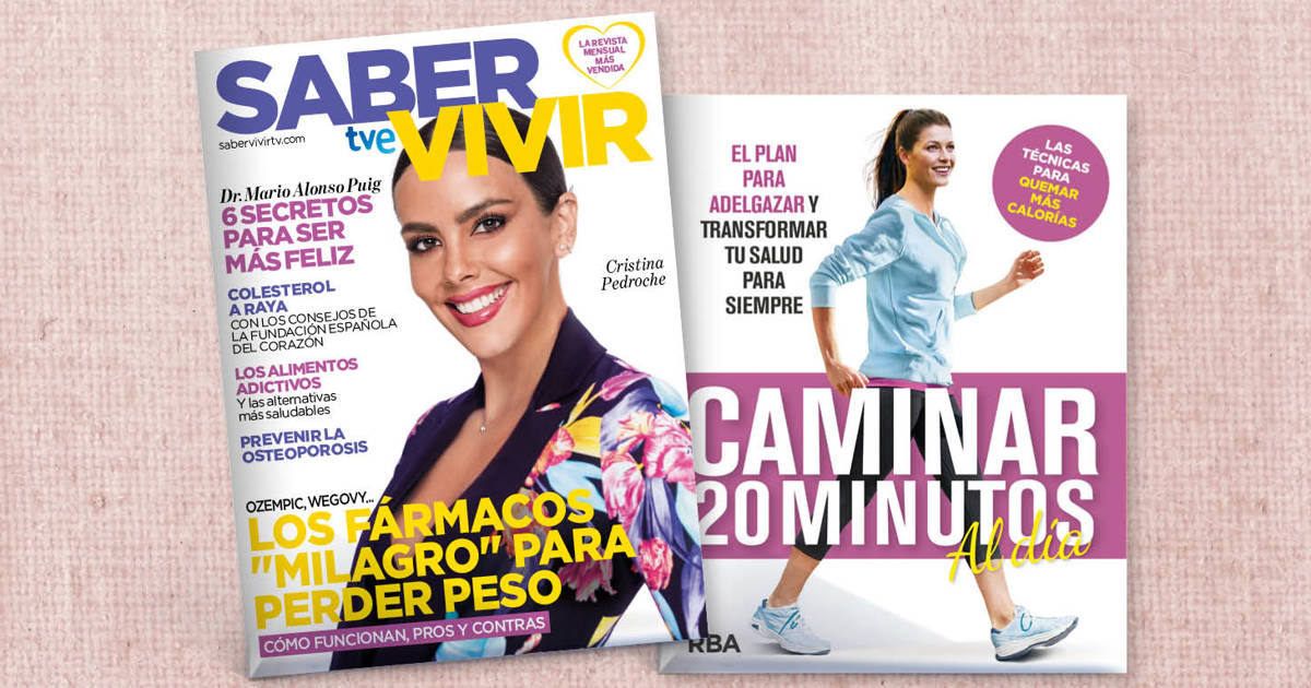 Adelgaza y transforma tu salud con el libro de la revista Saber Vivir de este mes