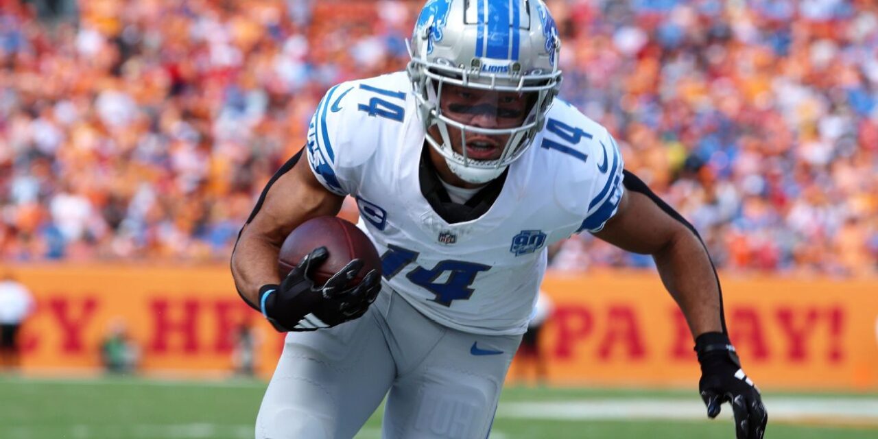 Amon-Ra St. Brown de los Lions está "caliente" por el desaire al Pro Bowl de la NFC