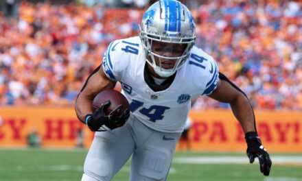 Amon-Ra St. Brown de los Lions está "caliente" por el desaire al Pro Bowl de la NFC
