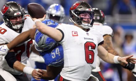 Baker Mayfield y Bucs cierran la primera mitad con touchdown que empató el juego