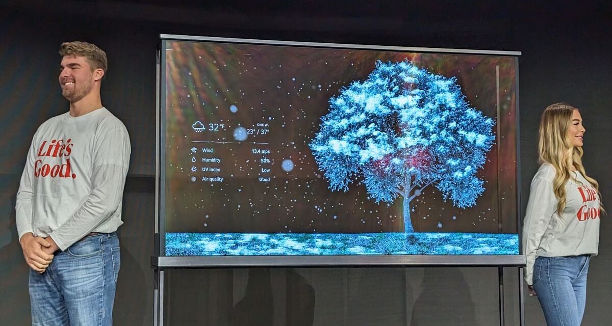 CES 2024: ¿Pantallas transparentes en las que hacer compras?  Así será la televisión del futuro |  Tecnología