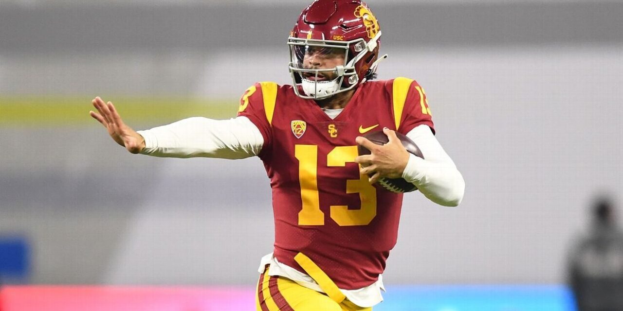 Caleb Williams de USC, potencial selección número uno, ingresa al draft de la NFL