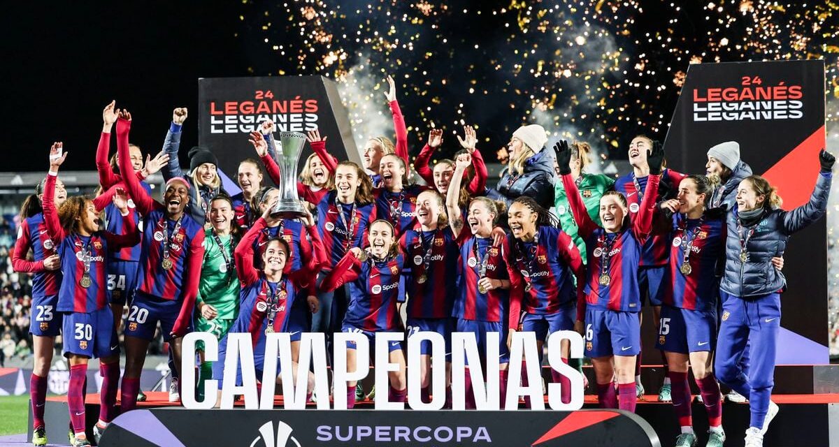 El Barcelona gana la Supercopa con una goleada de escándalo |  Fútbol |  Deportes