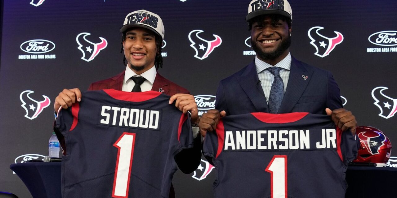 El cambio de rumbo de los Texans comenzó con una clase 'especial' del draft de la NFL