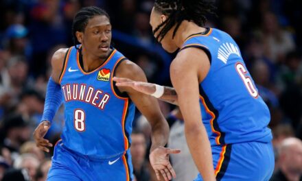 El creciente Oklahoma City Thunder resiste a los Boston Celtics