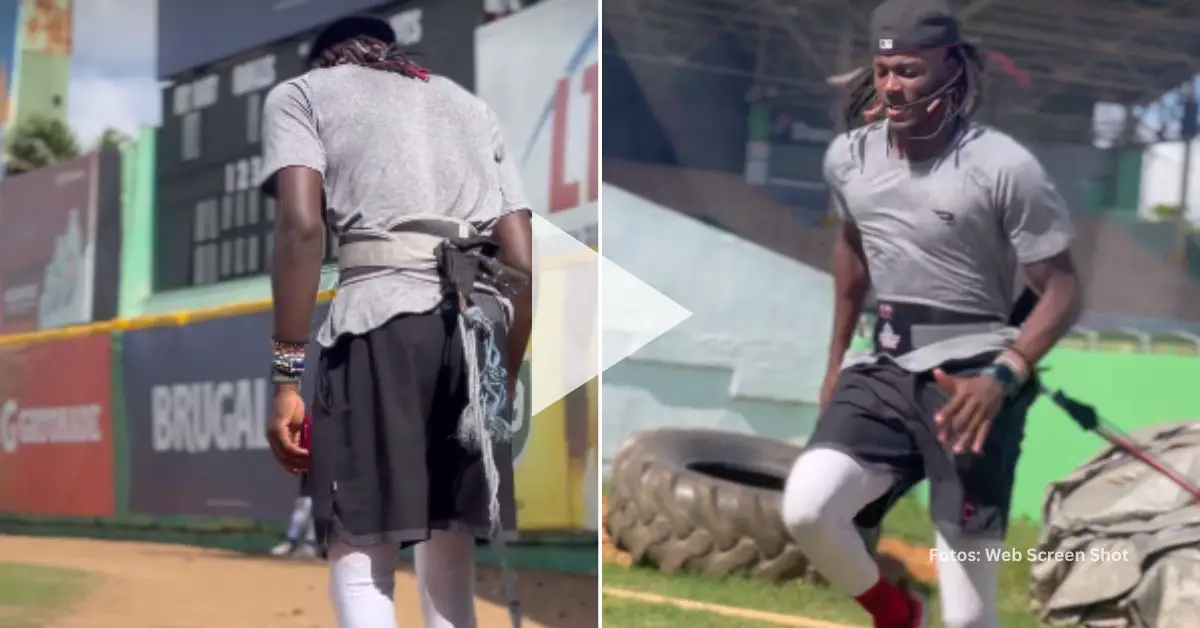 Elly De La Cruz ENTRENÓ fuerte en Dominicana (+Video)