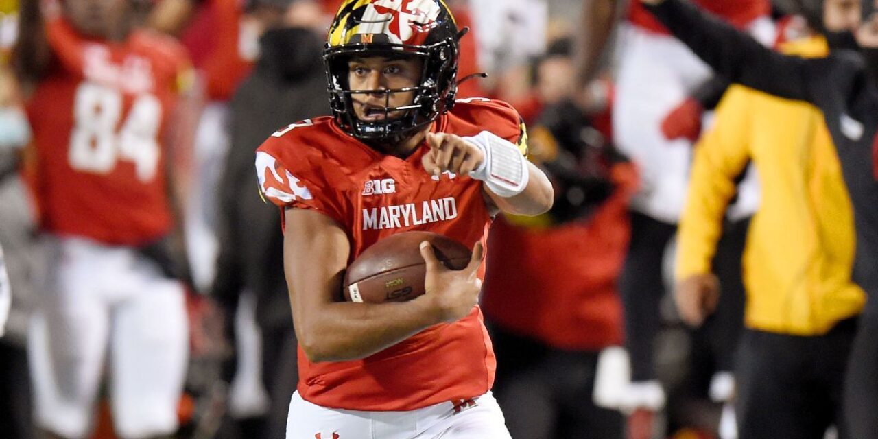 Ex mariscal de campo de Maryland Taulia Tagovailoa en el portal, busca sexto año