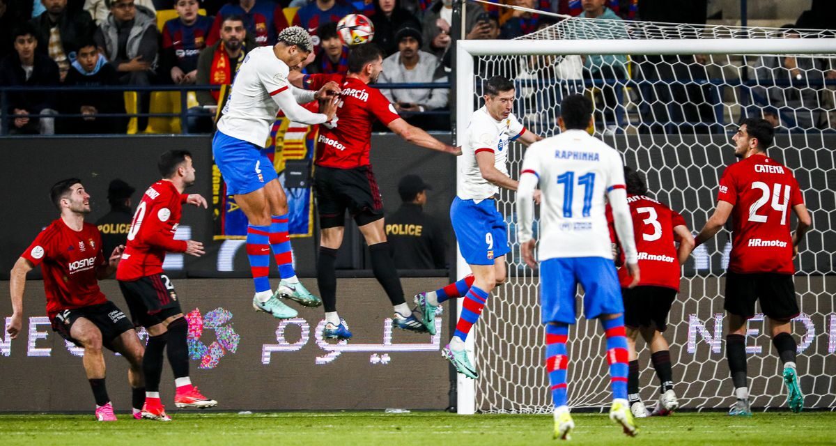 FC Barcelona – Osasuna, en directo |  Herrera evita que el Barça se adelante en la semifinal de la Supercopa |  Fútbol |  Deportes