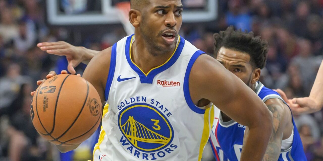 Fuentes: Chris Paul (mano) de los Warriors estará fuera entre 4 y 6 semanas