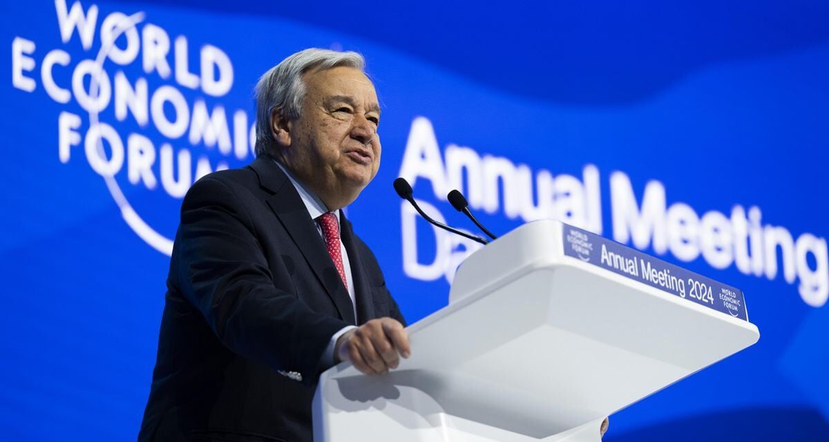 Guterres alerta en Davos de la pérdida de fe en la política y el sistema económico y del riesgo de un mundo “caótico” |  internacional