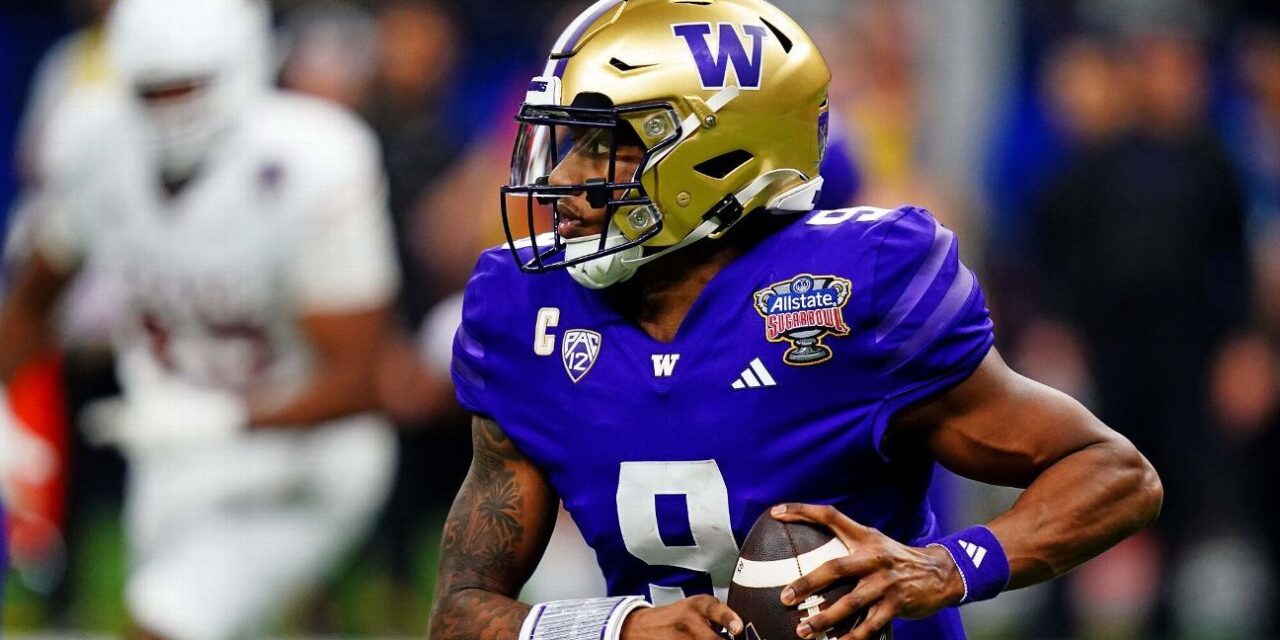 Heisman o no, Michael Penix Jr. cimentó su legado en la semifinal del CFP